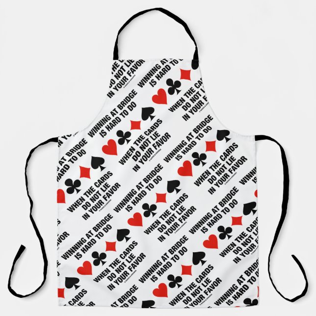 Der Sieg bei der Brücke ist schwierig, wenn Karten Schürze (Vorderseite)