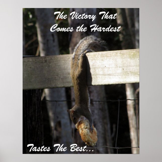 Der Sieg, der am härtesten kommt, schmeckt am best Poster (Vorne)