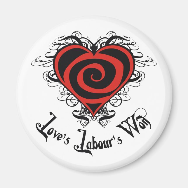 Der Sieg der Labour-Partei der Liebe Magnet (Vorne)