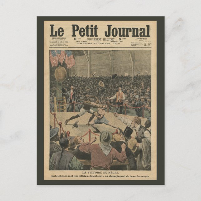 Der Sieg der Neger Postkarte (Vorderseite)