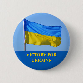 Der Sieg der ukrainischen Flagge Bleibe stark Button