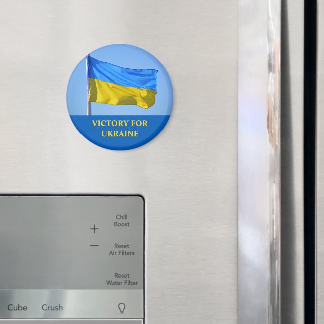 Der Sieg der ukrainischen Flagge Bleibe stark Magnet (In Situ (Kühlschrank))