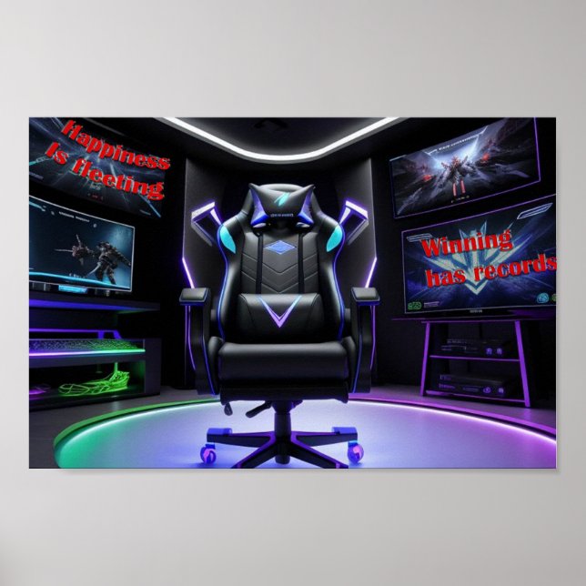 Der Sieg hat Platten Poster (Vorne)