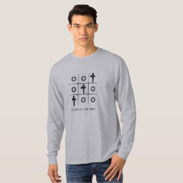 Der Sieg ist in der Cross Tic Tac Toe Christlich T-Shirt
