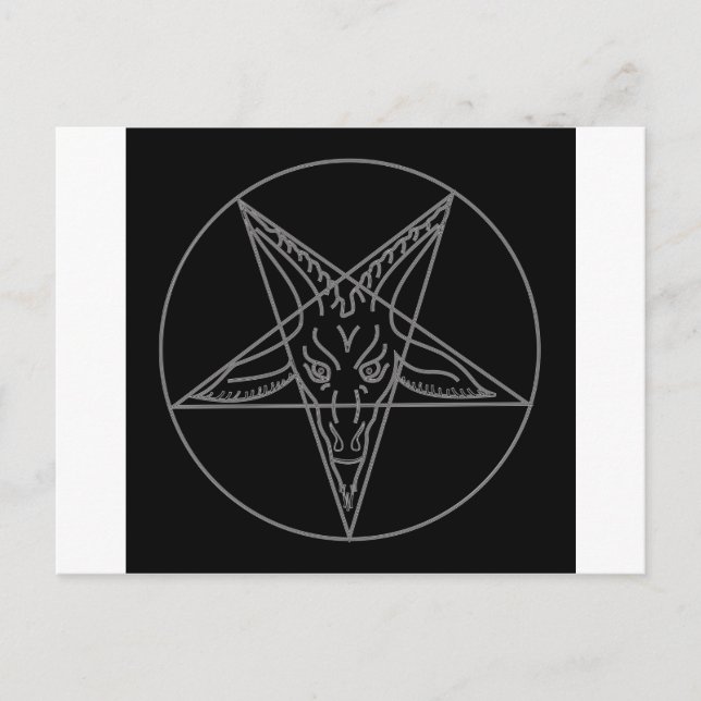 Der Sieg von Baphomet Postkarte (Vorderseite)