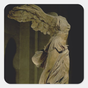 Der Sieg von Samothrace (Parischer Marmor) (siehe Quadratischer Aufkleber