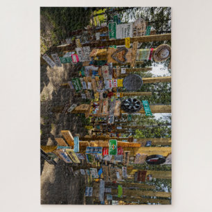 Der Sign Post Forest in Kanada Puzzle