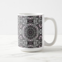 Der silberne Fraktalgarten Kaffeetasse
