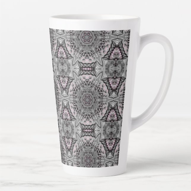 Der silberne Fraktalgarten Milchtasse (Rechts)