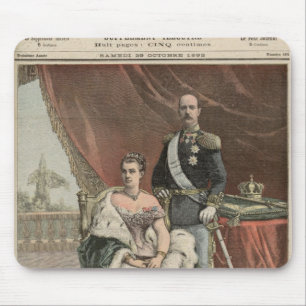 Der silberne Hochzeitstag des Königs Mousepad