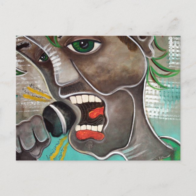 Der SInger Postkarte (Vorderseite)