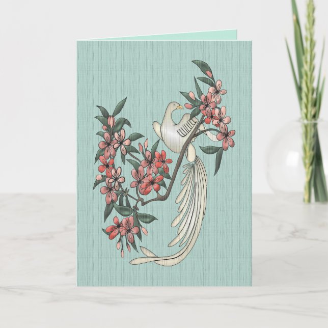 Der Singvogel Karte (Vorderseite)