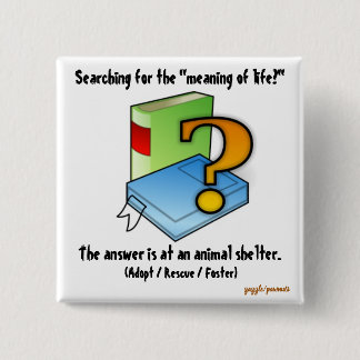 Der Sinn des Lebens Button