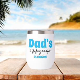 Der Sippy Cup Weine des personalisierten Vaters
