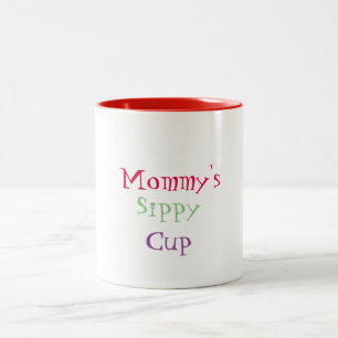 Der Sippy der Mama Schalen-Tasse Zweifarbige Tasse