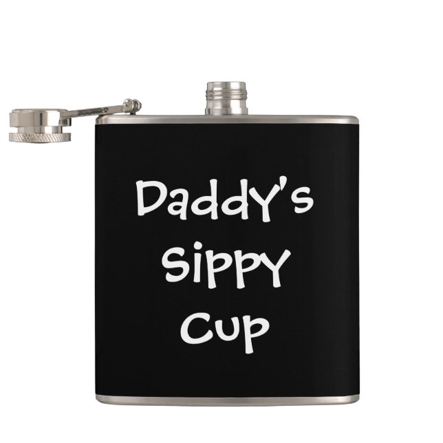 Der Sippy des Vaters Schale Flachmann (Geöffnet)