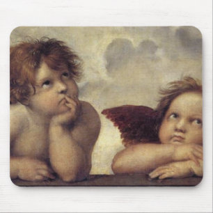 Der Sistine Madonna (Detail) Mousepad