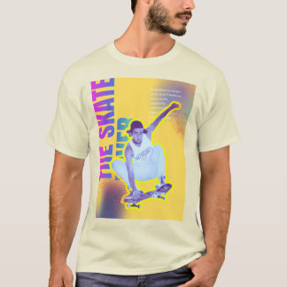 Der Skate Lover - T - Shirt für männliche Creme