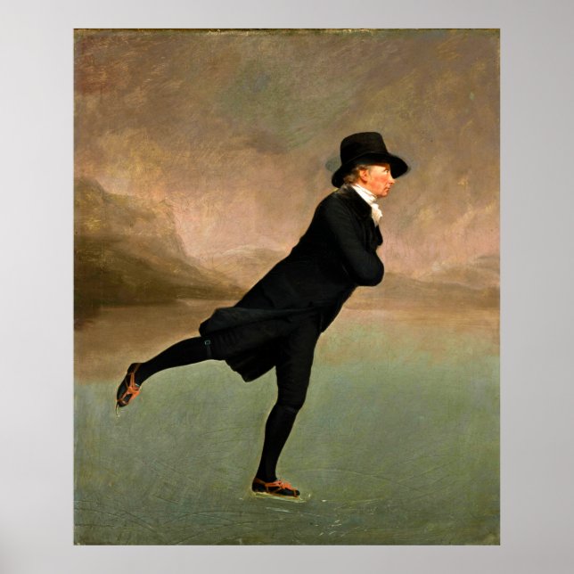 Der Skaten-Minister von Henry Raeburn (c 1790) Poster (Vorne)