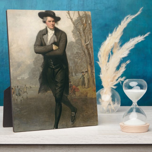 Der Skater (Portrait von William Grant) Fotoplatte (Seite)