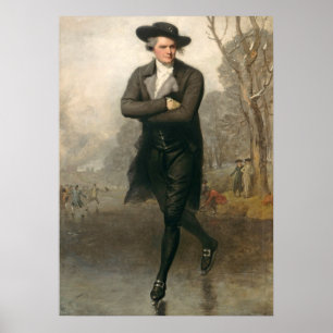 Der Skater (Portrait von William Grant) Poster