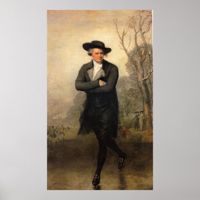 Der Skater von Gilbert Stuart Poster (Vorne)