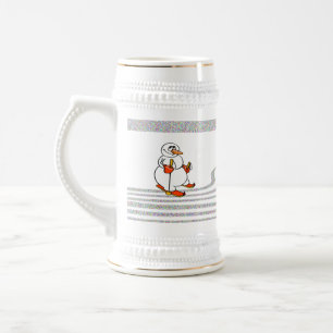 Der Skifahrer - Bierglas