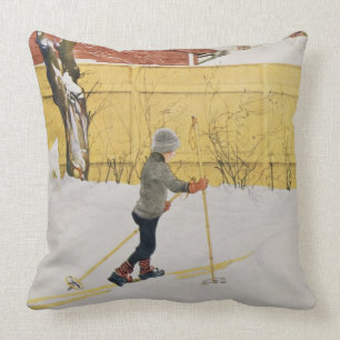 Der Skifahrer, c.1909 Kissen