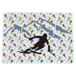Der Skifahrer Große Geschenktüte