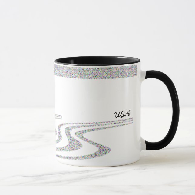 Der Skifahrer - Tasse (Rechts)