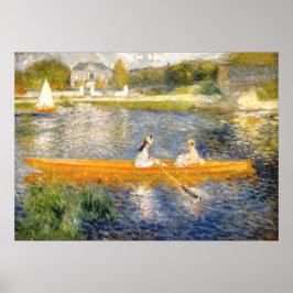Der Skiff von Pierre-Auguste Renoir - Impressionis Poster