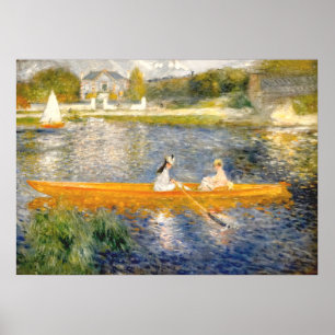 Der Skiff von Pierre-Auguste Renoir - Impressionis Poster
