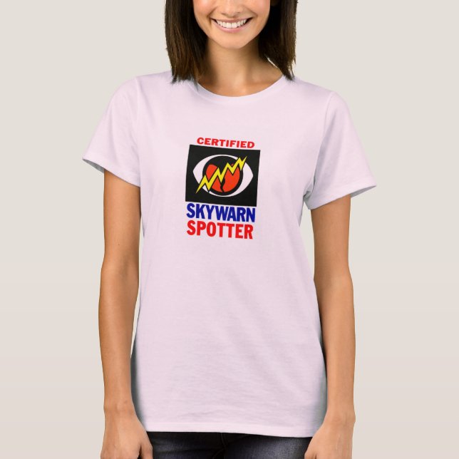 Der Skywarn T'shirt der Frauen T-Shirt (Vorderseite)