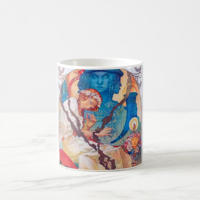 Der slawische Epic Alphonse Mucha Kaffeetasse (Mittel)
