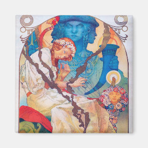 Der slawische Epic Alphonse Mucha Magnet