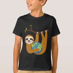 Der Sloth Earth Day Rettete die Erde Unsere Liebe T-Shirt