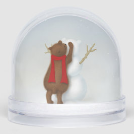 Der Snowbear Niedlich Baby Bear Winter Schneekugeln