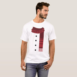 Der Snowman-Winter-WeihnachtsShirt der Männer T-Shirt