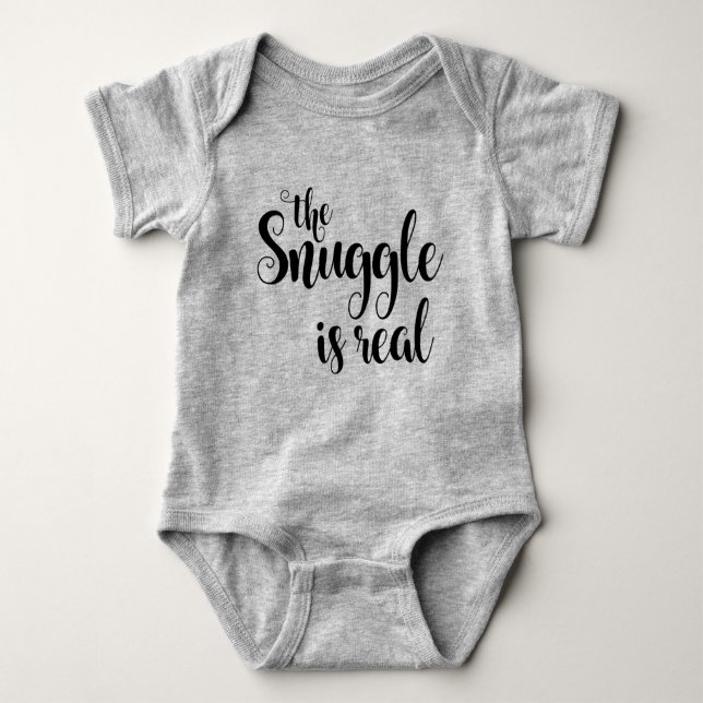Der Snuggle ist wirklich Baby Strampler (Vorderseite)