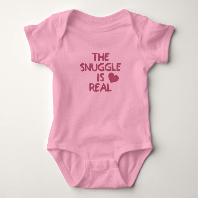 Der Snuggle ist wirklich Baby Strampler (Vorderseite)