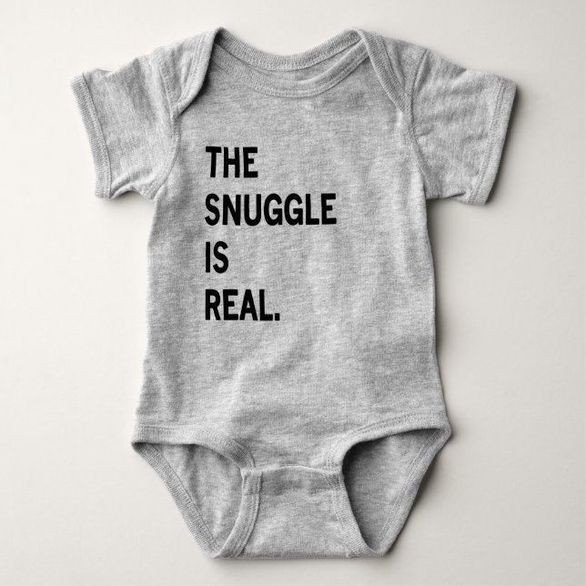 Der Snuggle ist wirklicher Baby-Spielanzug Baby Strampler (Vorderseite)
