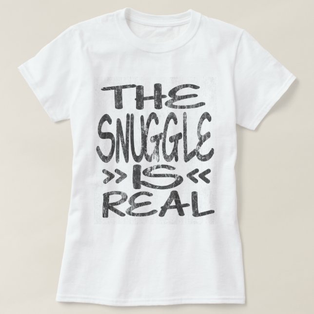 Der Snuggle ist wirklicher DS T-Shirt (Design vorne)