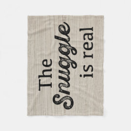 Der Snuggle ist wirkliches hölzernes lustiges Fleecedecke