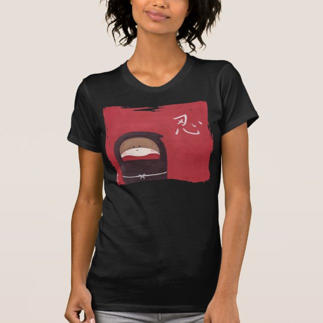 Der Socken-Affe Ninja T - Shirt (Frauen) (Vorderseite)