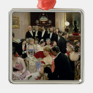 Der Soiree, c.1880 Ornament Aus Metall