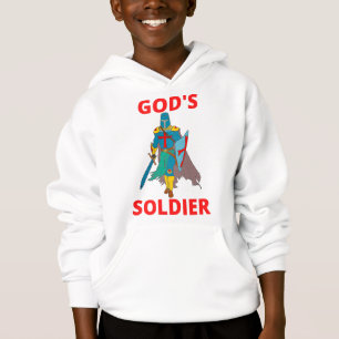 Der Soldat Gottes im Arms Boy Hoodie