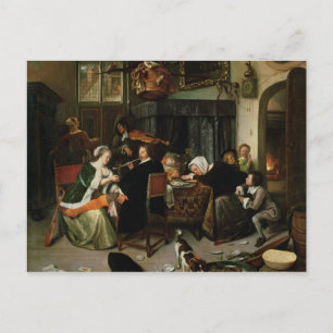 Der Solutionshaus von 1668 Postkarte