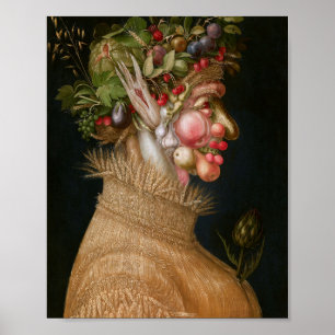 Der Sommer, Arcimboldo Poster