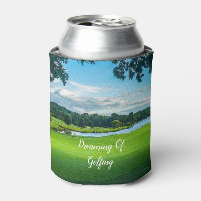 Der Sommer auf dem Golfplatz Dosenkühler (Kanne Vorderseite)