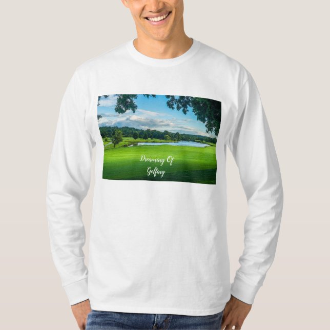 Der Sommer auf dem Golfplatz T-Shirt (Vorderseite)